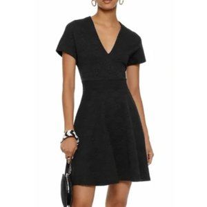 NWT Opening Ceremony Black Medallion Jacquard Flare Dress Size XS